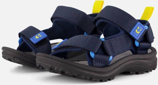 Muyters Sandalen blauw Textiel