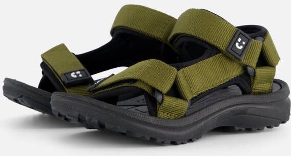 Muyters Sandalen groen Textiel
