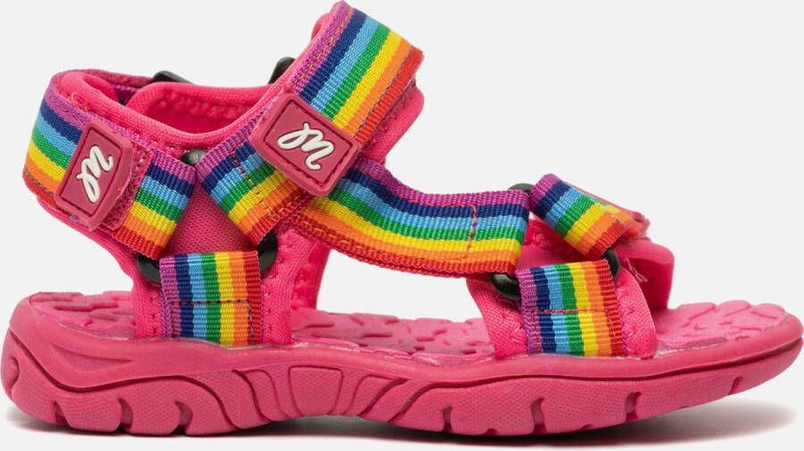 Muyters Sandalen roze Textiel Heren - Schoenen.nl