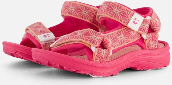Muyters Sandalen roze Textiel