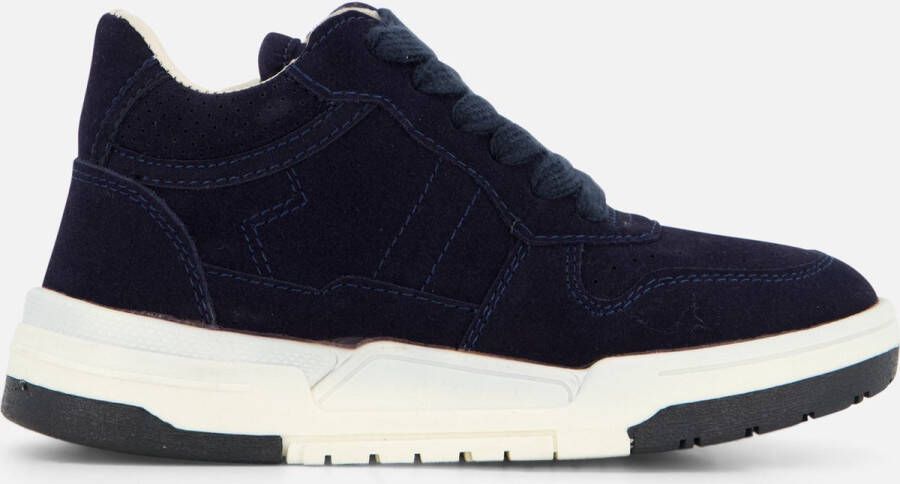 Muyters Sneakers blauw Imitatieleer