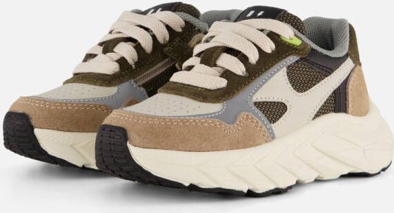 Muyters Sneakers taupe Leer Kinderschoenen