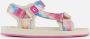 Muyters Tie Dye Sandalen roze Canvas - Thumbnail 1