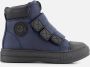 Muyters Velcro Sneakers blauw Imitatieleer - Thumbnail 1