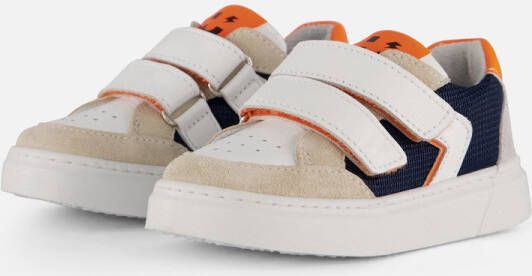 Muyters Velcro Sneakers blauw Leer