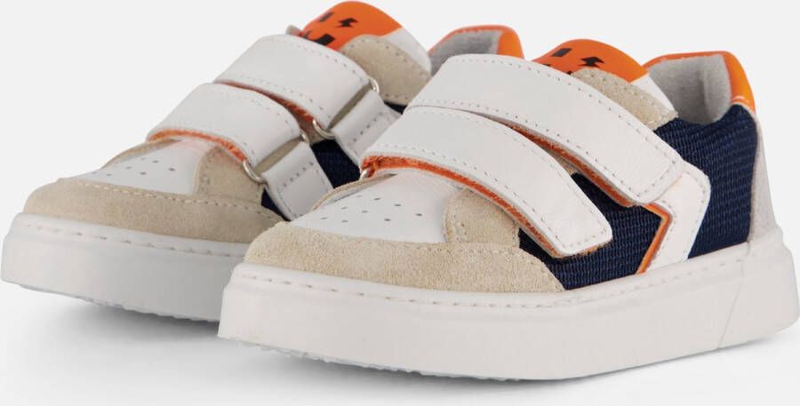 Muyters Velcro Sneakers blauw Leer