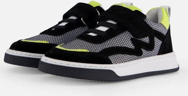 Muyters Velcro Sneakers zwart Leer