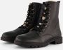 Muyters Veterboots Fur zwart Leer - Thumbnail 1