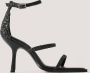 NA-KD Glitter High Heel Vrouwen Sandalen Black - Thumbnail 1