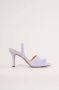 NA-KD NA KD Ruffled Vrouwen Sandalen 36 Lilac - Thumbnail 1