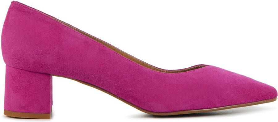 Nalini Mannen Pumps Damesschoenen Suède Geen hoogte cm 23E065 Fuchsia