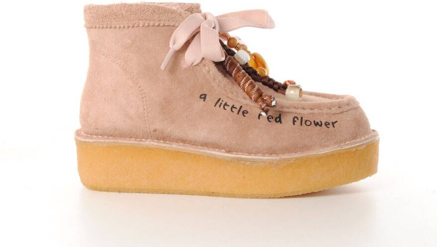 NAN-KU dames boot Likeme suède roze