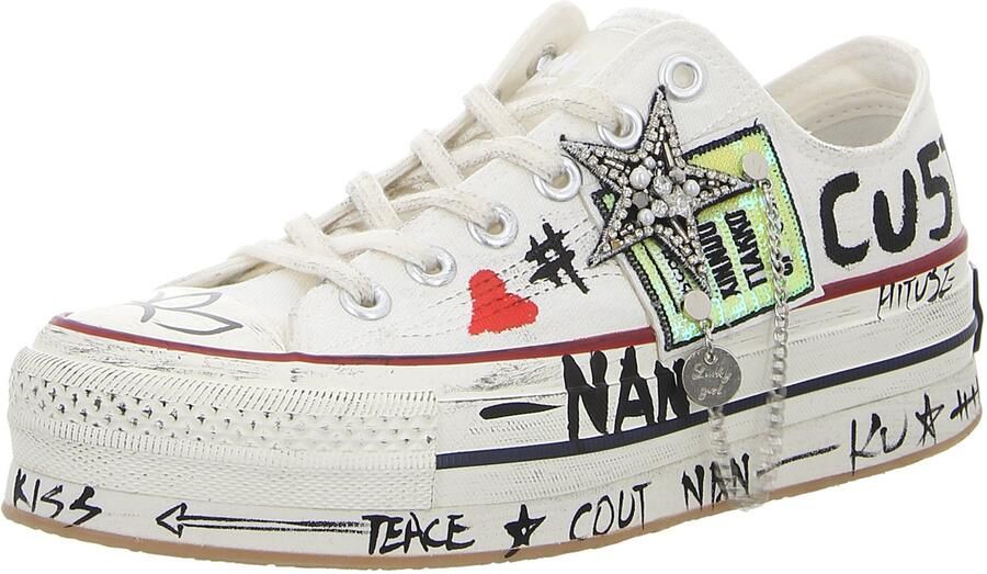 NAN-KU ANA-20A2 dames sneakers wit - Foto 1