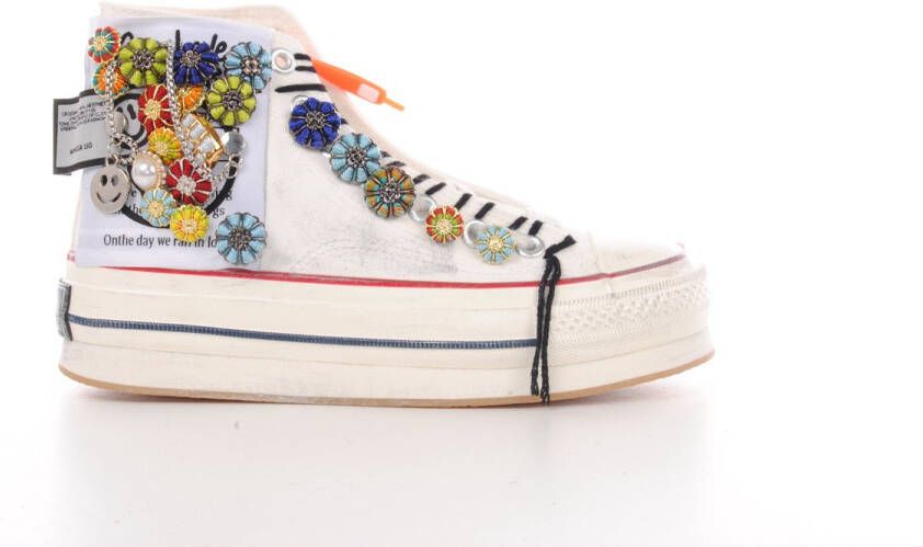 NAN-KU sneaker Bettertimes witte canvas