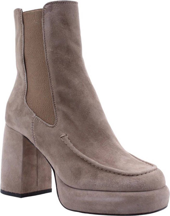 Nando Neri Enkellaars Beige Dames