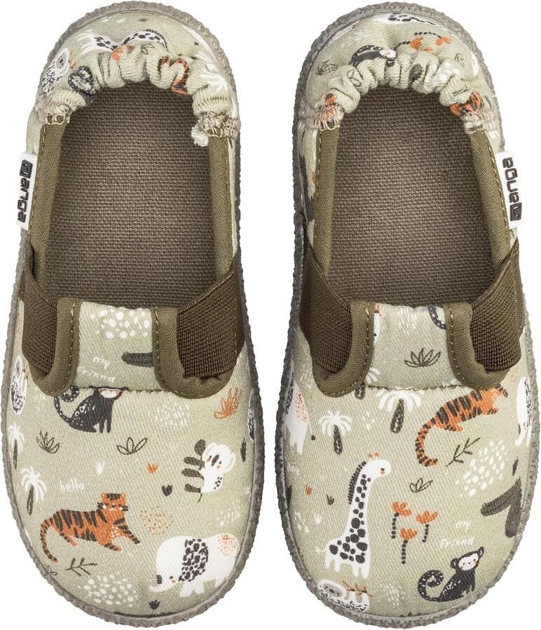 Merkloze Safari Pantoffels Beige Comfortabel & Duurzaam voor Kinderen