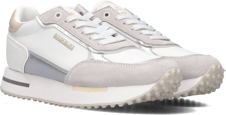 Napapijri Hazel Lage sneakers Leren Sneaker Dames Wit