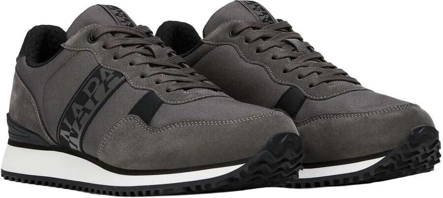 Napapijri Heren Cosmos Syn Sneakers Synthetisch Donkergrijs