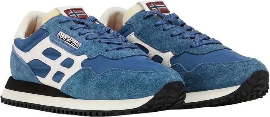 Napapijri Heren Element Suede Sneakers Blu Marine