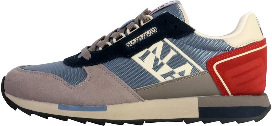 Napapijri Polyester Sneaker Met Contrasterende Details En Logoprint