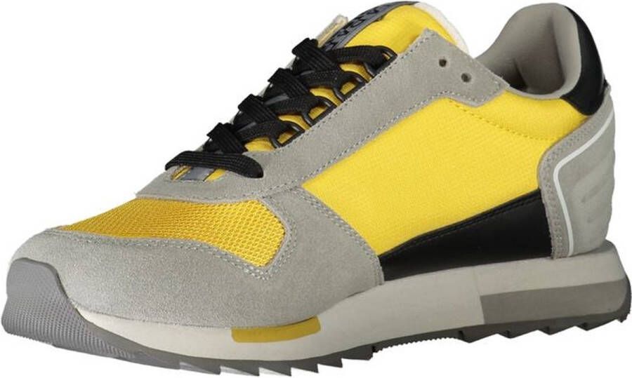 Napapijri Grijze Polyester Sneaker met Contrastdetails Multicolor Heren