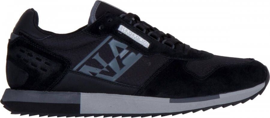 Napapijri Zwarte leren polyester Virtus Sneaker