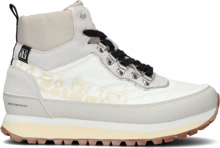 Napapijri Casual Witte Textiel Sneakers voor Dames White Dames