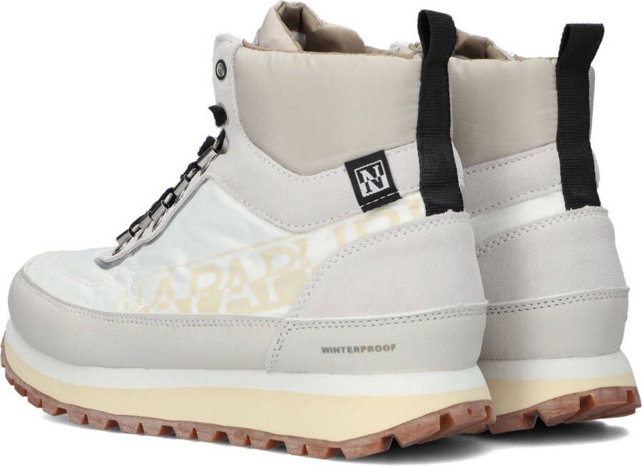 Napapijri Casual Witte Textiel Sneakers voor Dames White Dames