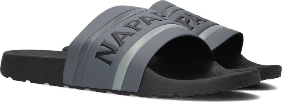 Napapijri Stream Badslippers Slippers flip flops Heren Grijs