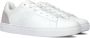 Tommy Hilfiger Sportieve witte vetersneakers met contrastdetails White Heren - Thumbnail 1