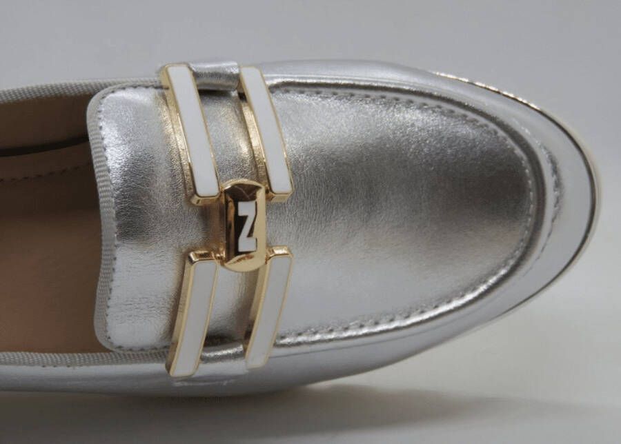 Nathan-Baume Dames Mocassin Zilver