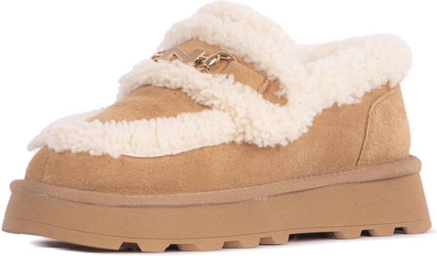 Nathan-Baume Dames Pantoffel Camel