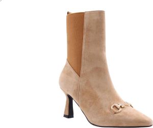 Nathan-Baume Enkellaars Beige Dames