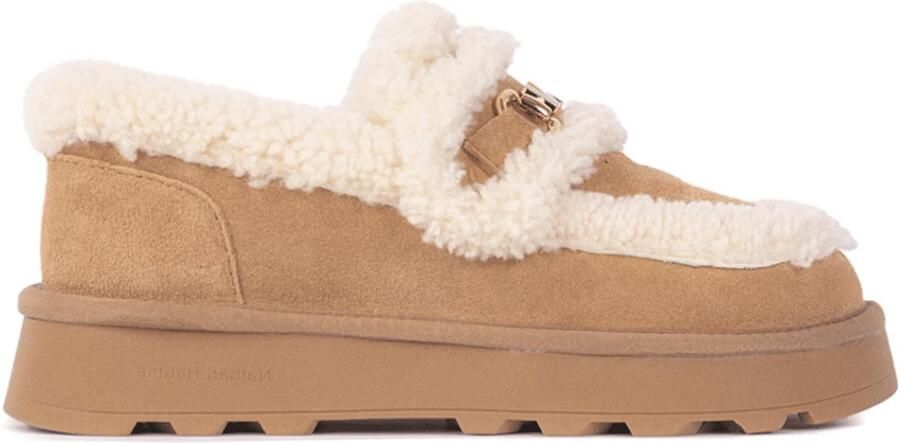 Nathan-Baume Dames Pantoffel Camel