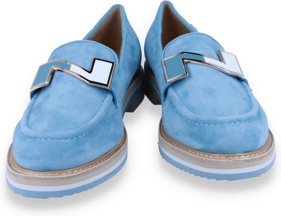 Nathan-Baume Nathan Baume Dames Mocassin Cielo BLAUW - Foto 3