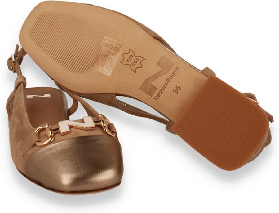 Nathan-Baume Nathan -baume Dames Slingback Beige - Foto 2