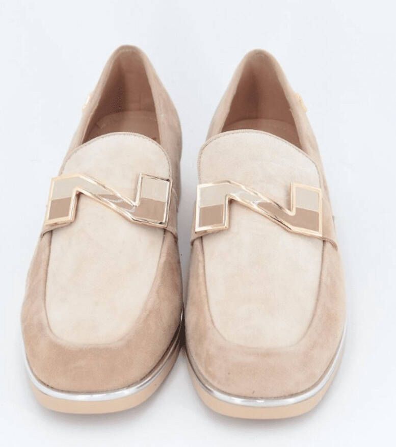Nathan-Baume Nathan Dames Mocassin Beige