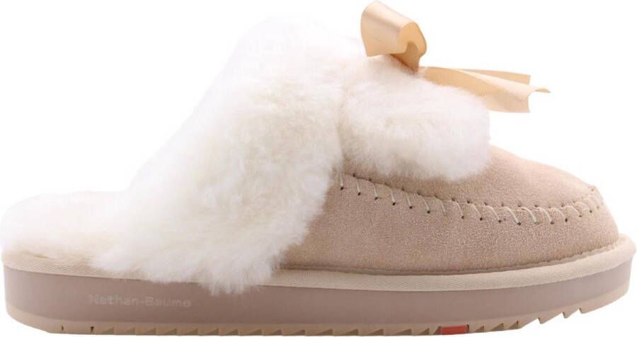 Nathan-Baume Schattige Kuikentje Pantoffels Beige Dames