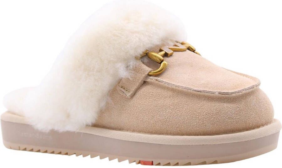 Nathan-Baume Schattige Kuikentje Pantoffels Beige Dames