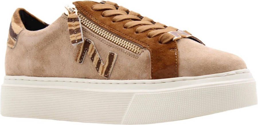 Nathan-Baume Comfortabele Trendy Sneakers voor Vrouwen Beige Dames - Foto 1