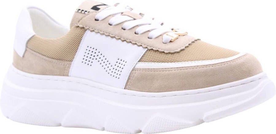 Nathan-Baume Stijlvolle Dames Sneakers Beige Dames