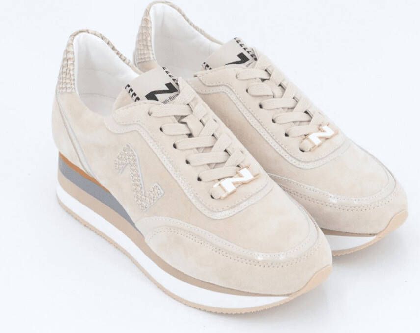 Nathan Sport Dames Sneaker Beige