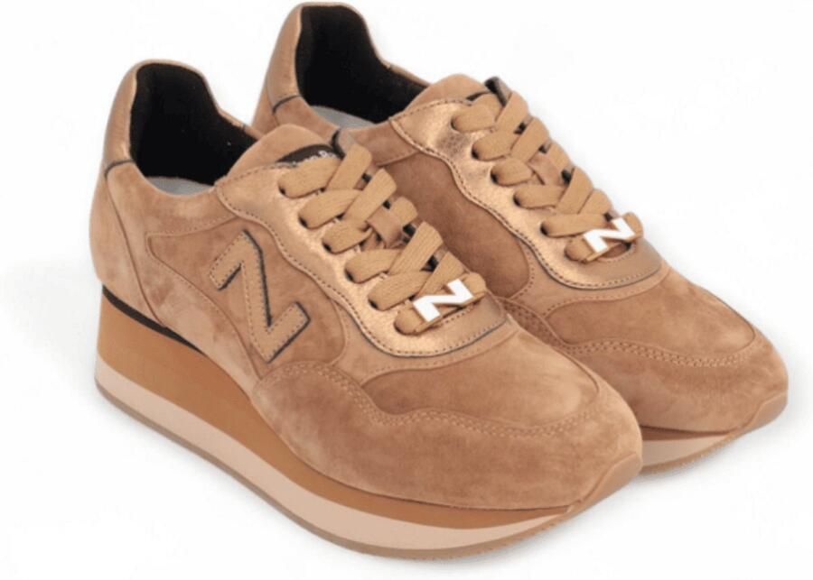 Nathan Sport Nathan Baume Dames Sneaker Camel