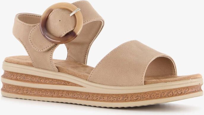 Natuform dames sandalen beige