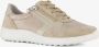 Natuform leren dames sneakers beige Uitneembare zool - Thumbnail 4