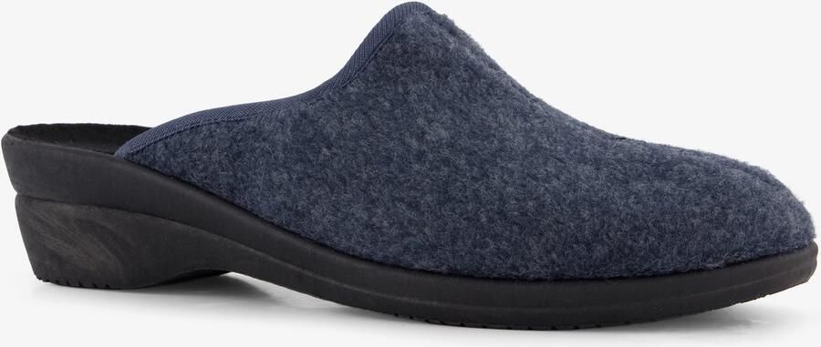Natuform dames instap pantoffels blauw Sloffen