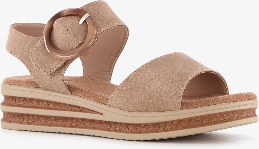 Natuform dames sandalen beige