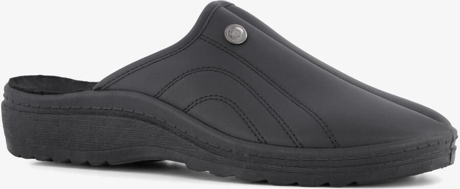 Natuform heren instap pantoffels zwart Sloffen