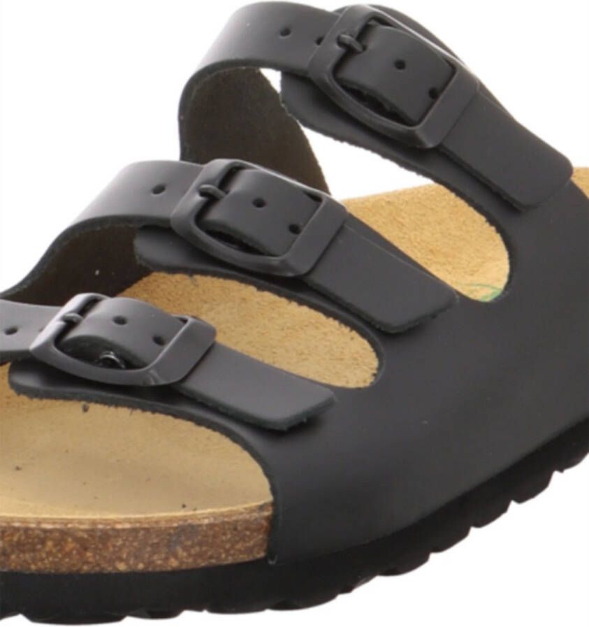 Natural Sense leren muiltje muiltjes dames 1152536 zwart