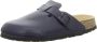 Natural Sense unisex pantoffels klomp leer blauw - Thumbnail 1